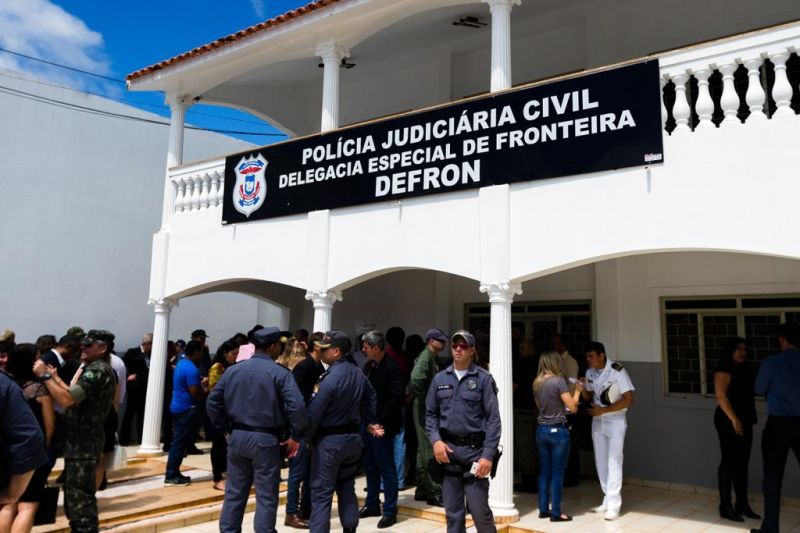 Def. Ron Dt Delegacia Especial de Fronteira é inaugurada em Cáceres | Notícia Max