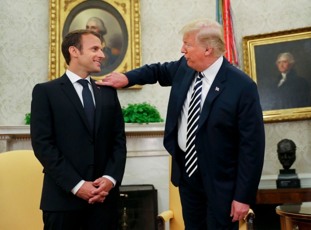 trump e macron