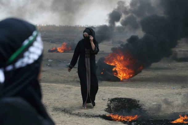 Protesto em Gaza