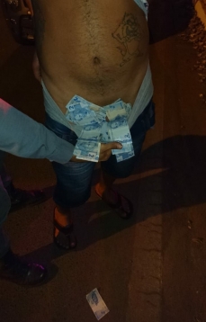 Dinheiro na cueca