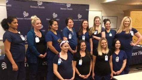 enfermeiras grávidas