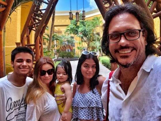 Lucio Mauro e família