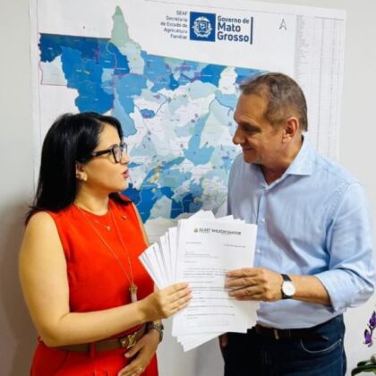 Wilson Santos atende 20 comunidades rurais da Baixada Cuiabana com itens agrícolas