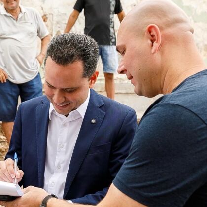 Diego indica e Abilio assume construção de Complexo Esportivo 