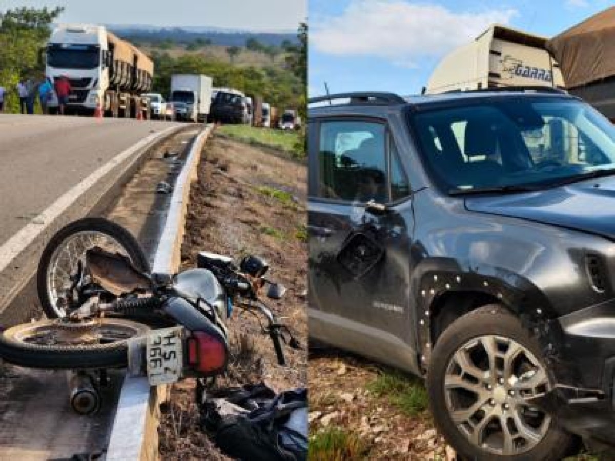 Motociclista perde controle e morre ao bater na lateral de carro na BR ...