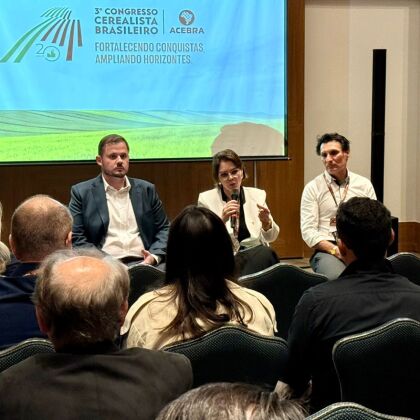 Coronel Fernanda debate moratória da soja no 3º Congresso Cerealista Brasileiro