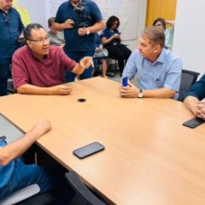 Wilson Santos articula diálogo entre Sinfra e comerciantes sobre impactos das obras do BRT