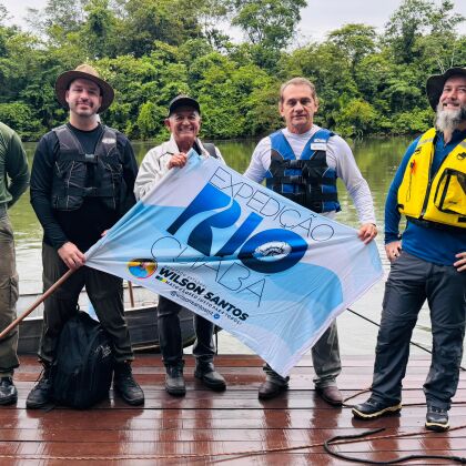 Expedição fluvial liderada por Wilson Santos percorre 900 km pelo Rio Cuiabá